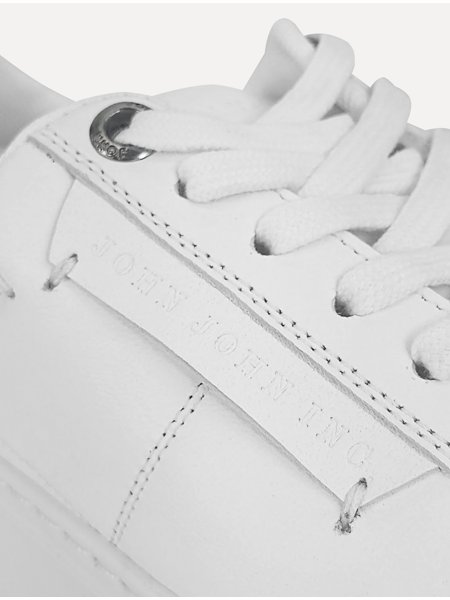 Tênis John John Masculino Couro New Rodes White Branco | Secret Outlet