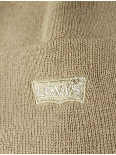 Gorro/Touca Levis Embroidered Batwing Knited Logo Cáqui