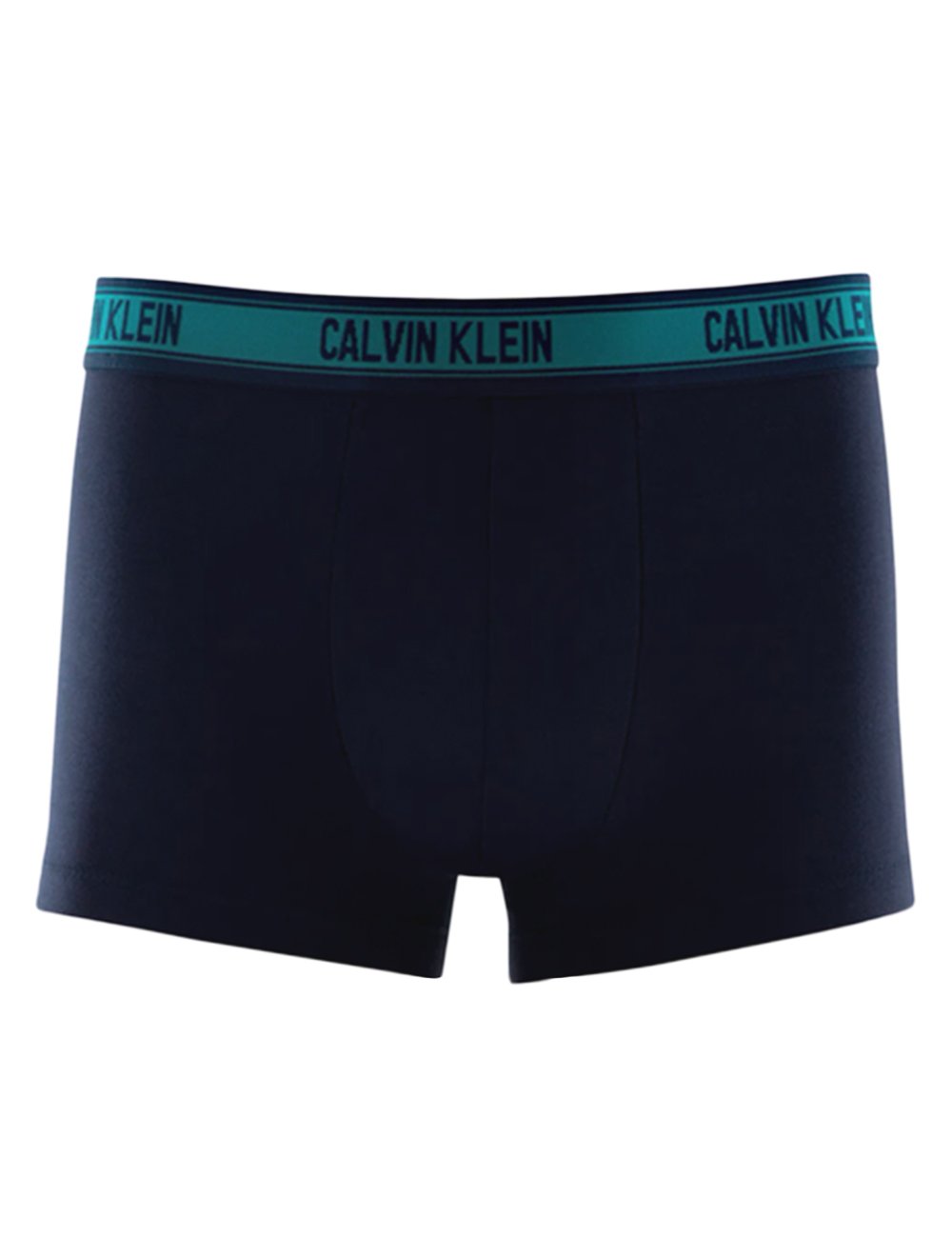 Kit 2pçs Cueca Calvin Klein Underwear Slip Logo Azul-Marinho
