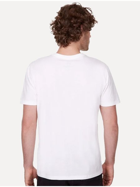 Camiseta John John Masculina Regular Fin Fish Off-White