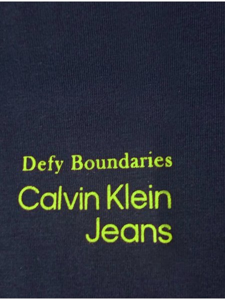 Camiseta Calvin Klein Jeans Masculina Defy Boundaries Azul Marinho