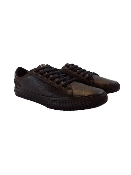 Tênis Cavalera Masculino Couro Shennong Preto | Secret Outlet