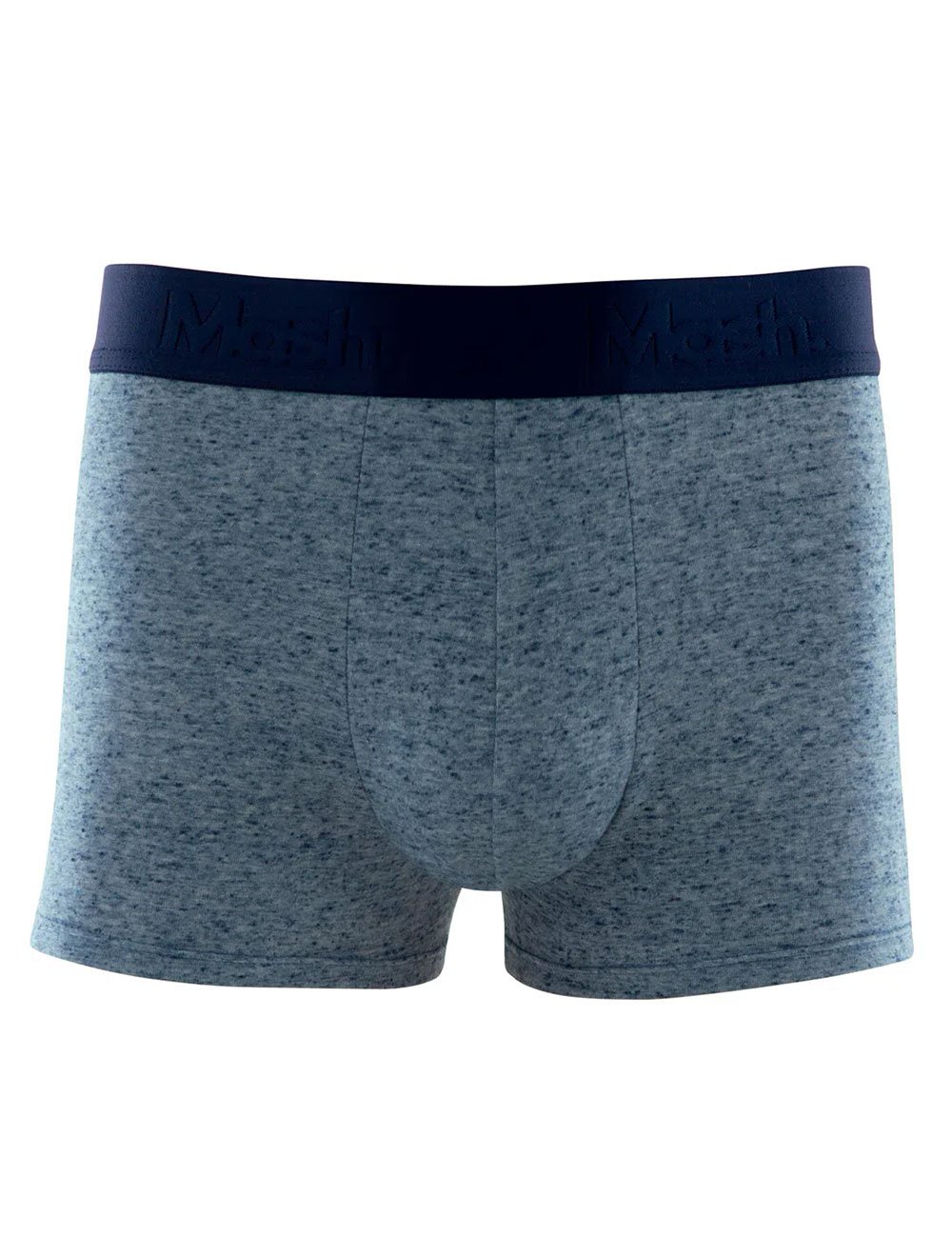 Cueca Mash Boxer Shredded Cotton Recover Azul Marinho Mescla 1UN