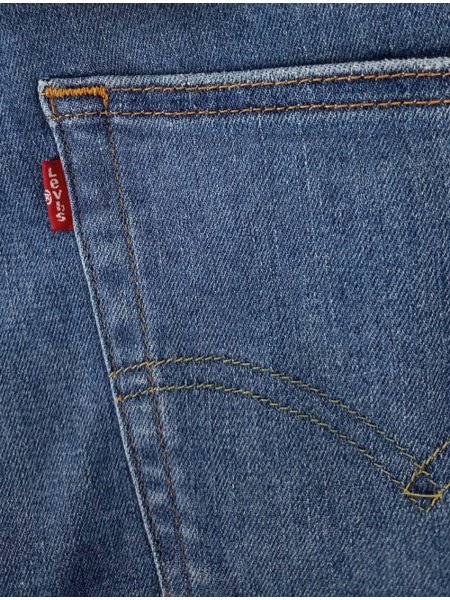 Calça Levis Jeans 512 Slim Taper Stretch Azul Escura