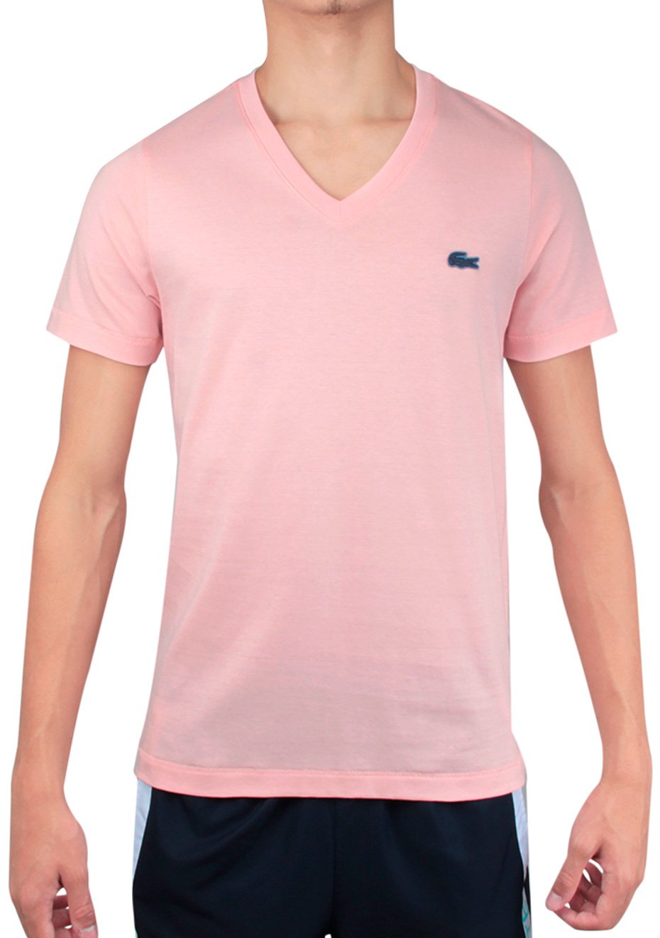 camisa rosa lacoste