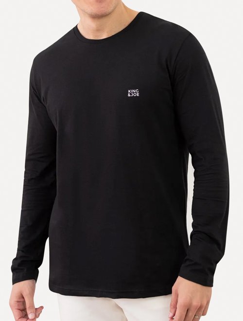 Camiseta King & Joe Masculina Collab Braba Barba Preta | Secret Outlet