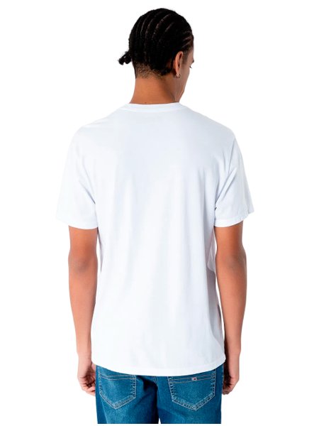 Camiseta Tommy Jeans Masculina Relaxed Timeless Silk Branca