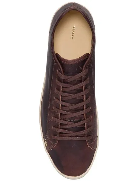 Tênis Osklen Masculino Arpex Flow Bold Couro Marrom Café | Secret Outlet