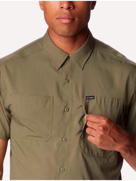 Camisa Columbia Masculina Silver Ridge Utility Lite Verde Militar