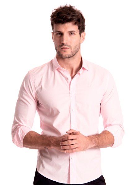 camisa sergio k rosa