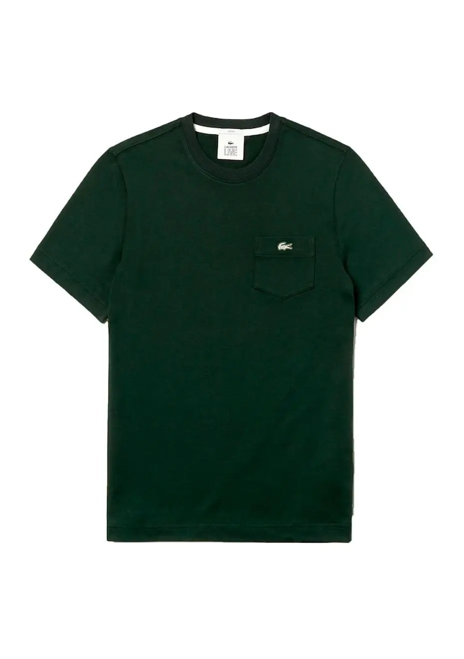 camiseta lacoste masculina verde