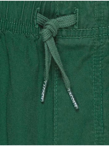 Bermuda Lacoste Masculina Cotton Cargo Pockets Verde