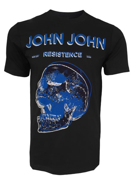 Camiseta Estampada Caveira Preta John John - Black House Outlet