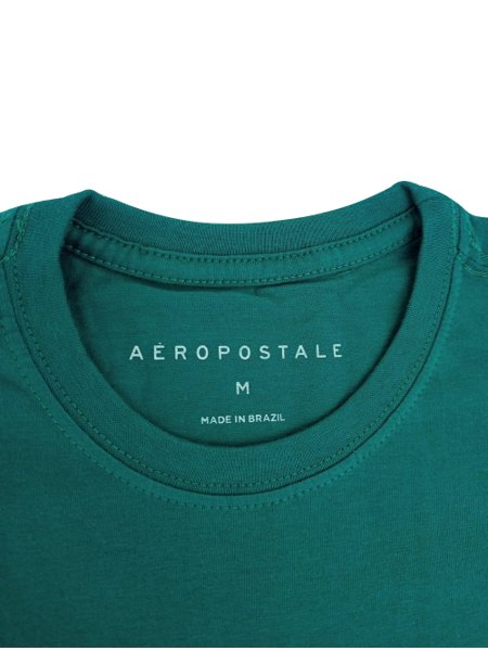 Camiseta Aeropostale Colors New York City Verde Escuro