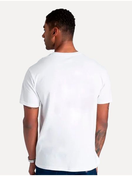 Camiseta Tommy Jeans Masculina Essential Flag Pocket Branca