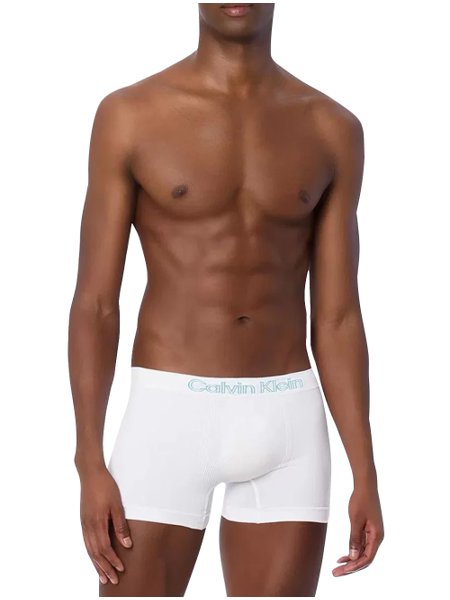 Cuecas Calvin Klein Trunk Seamless Outline Logo Azul Escuro Preto e Branco Pack 3UN