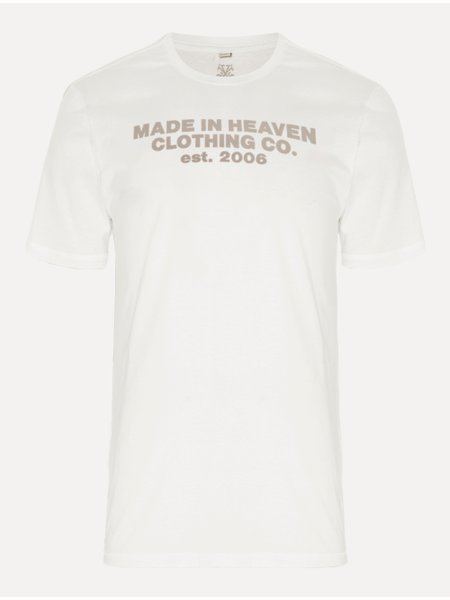 Camiseta John John Masculina Regular Made In Heaven Off-White