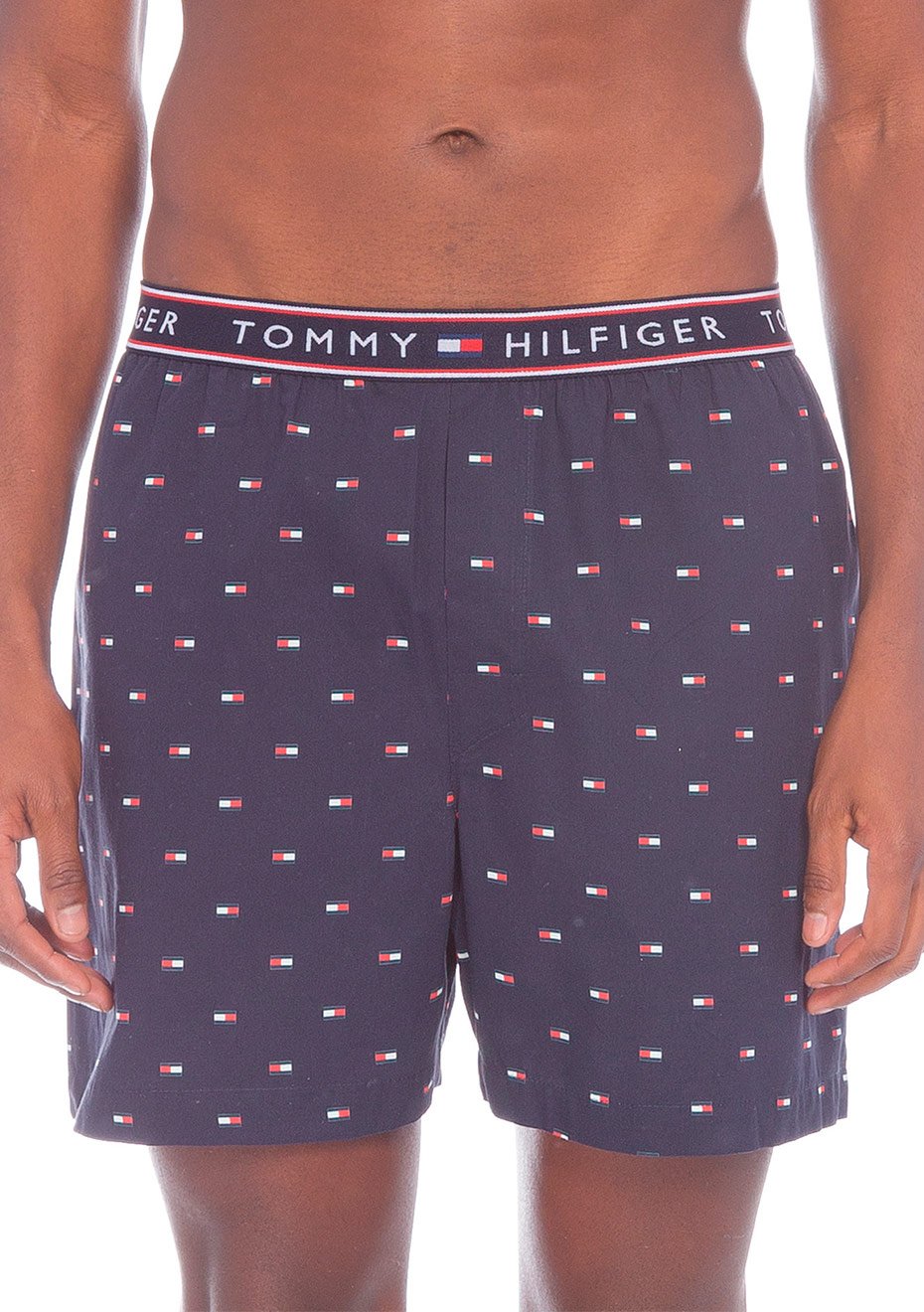 Cueca Tommy Hilfiger Samba Canção Microflags Azul Marinho | Secret Outlet