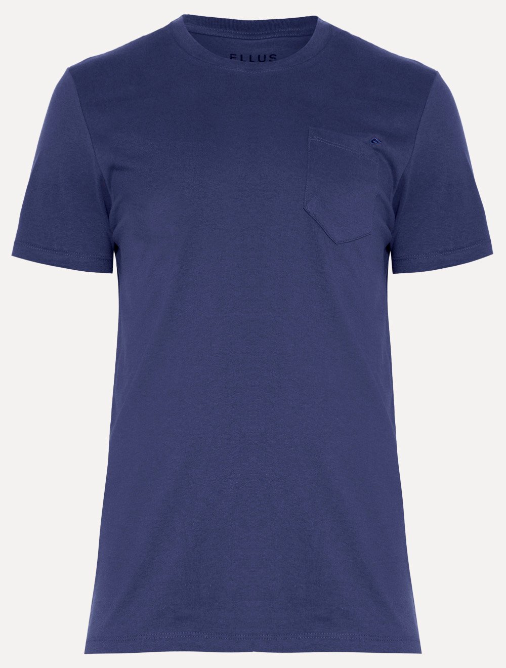 Camiseta Ellus Cotton Fine Easa Pocket Classic Azul Marinho