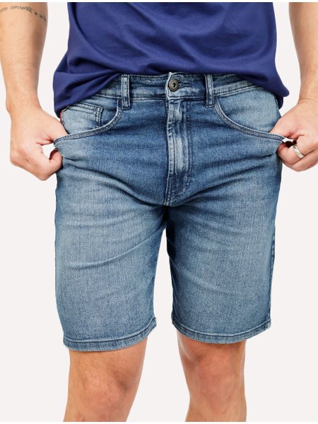 Blue Jeans Bermuda Oppnus Masculina Fleece Jeans Ellus Outlet