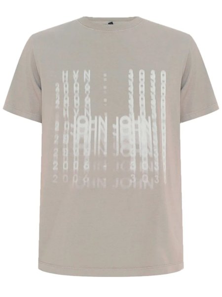 Camiseta John John Logo Chumbo Degrade - Outlet360