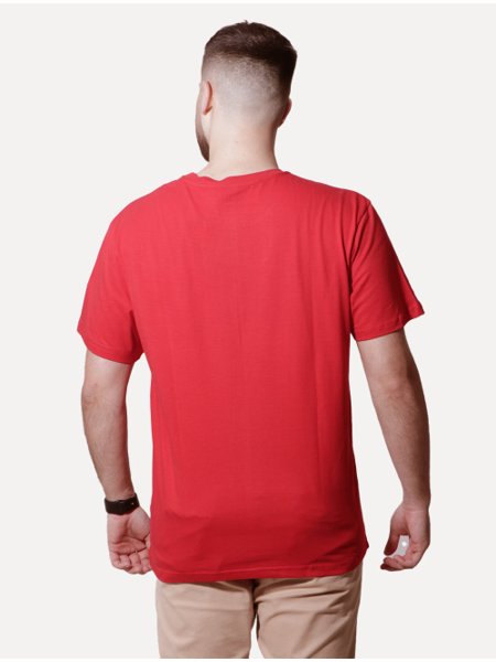 Camiseta Tommy Jeans Regular Collegiate Arc Vermelha