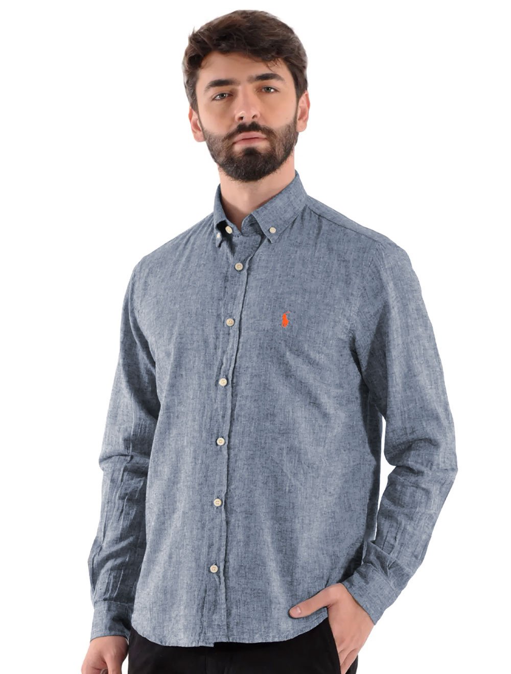 Camisa Ralph Lauren Masculina: Custom Fit Oxford