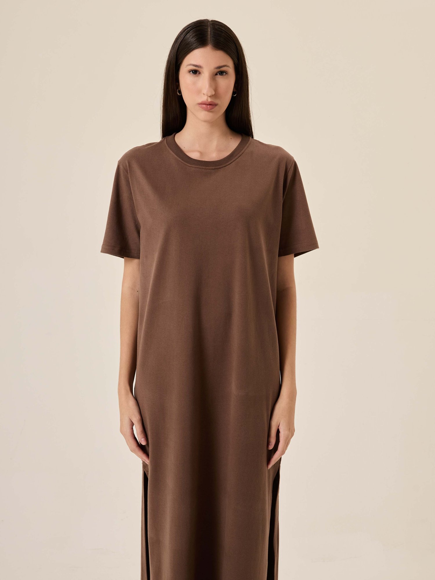 Vestido T Shirt Café