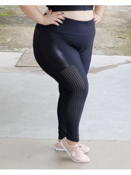 calça legging feminina plus size