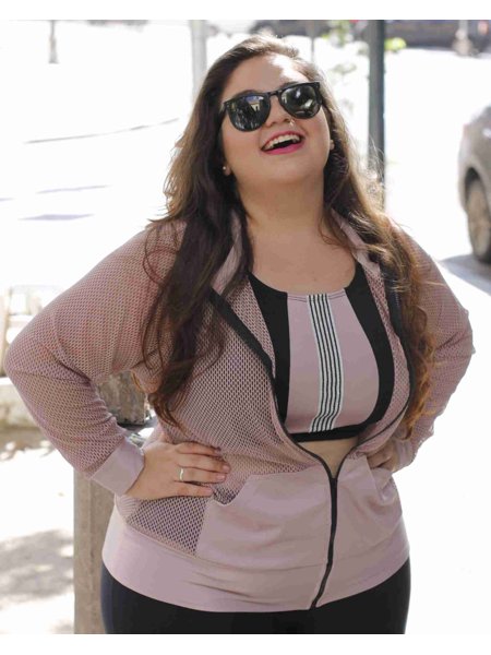 jaqueta bomber feminina plus size