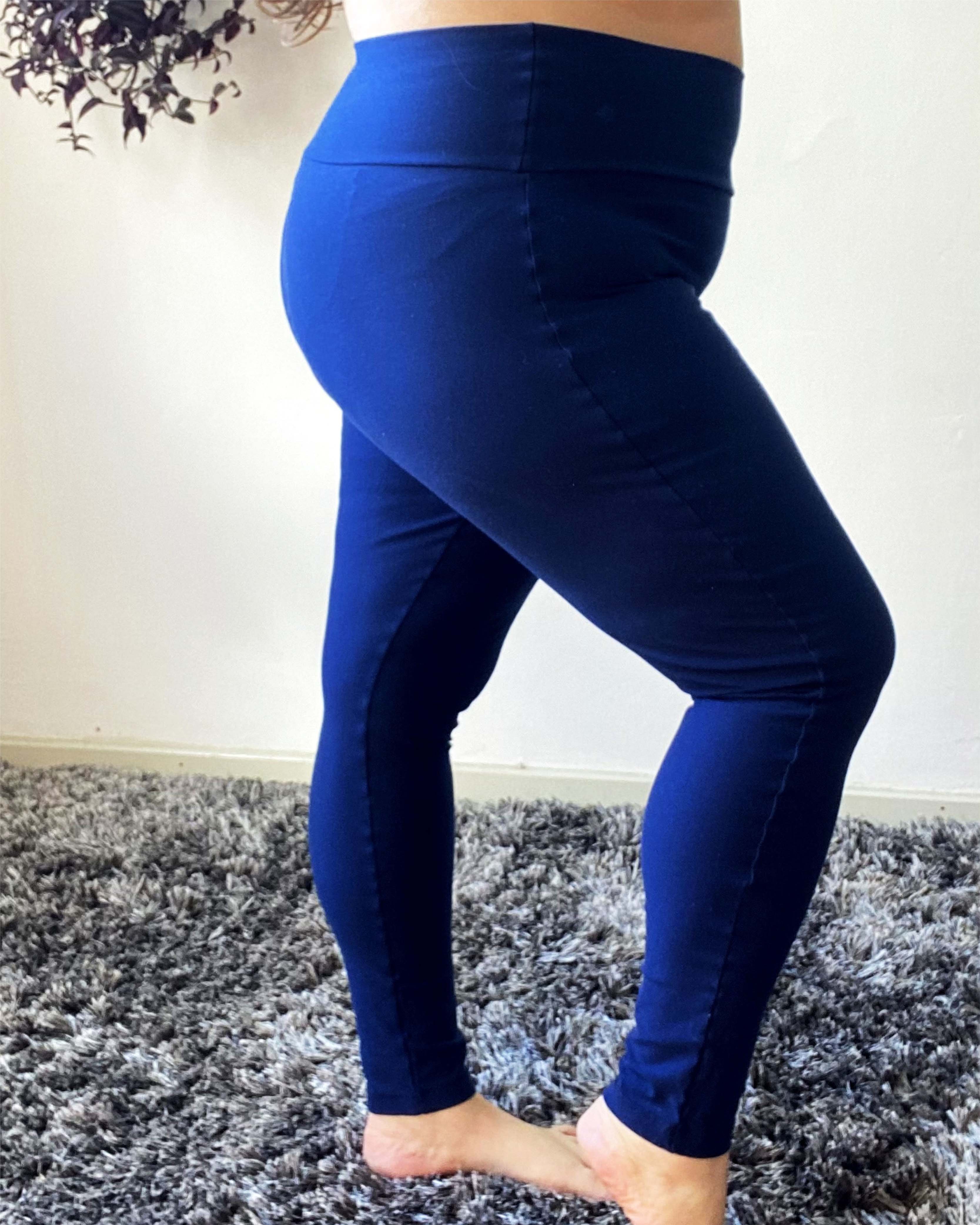 legging-plus-size-lisa-azul-marinho-supplex-lateral
