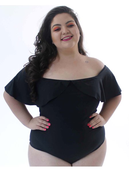 maiô ciganinha preto