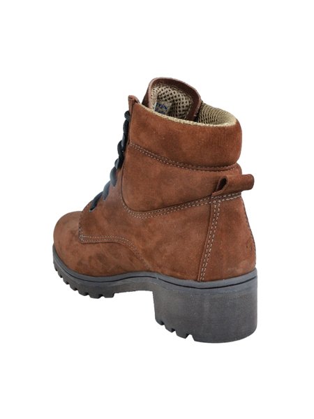 Bota Coturno Couro Beeton Feminina Cat Ranee 005 Solado de Borracha - ziper  - cano médio