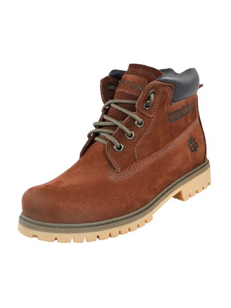 Bota Masculina Caterpillar em Couro Marrom