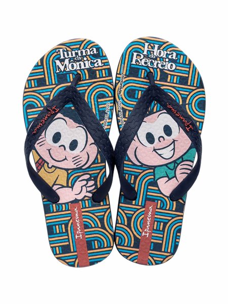 Chinelo Infantil Ipanema 26958 Personagem Preto/Amarelo