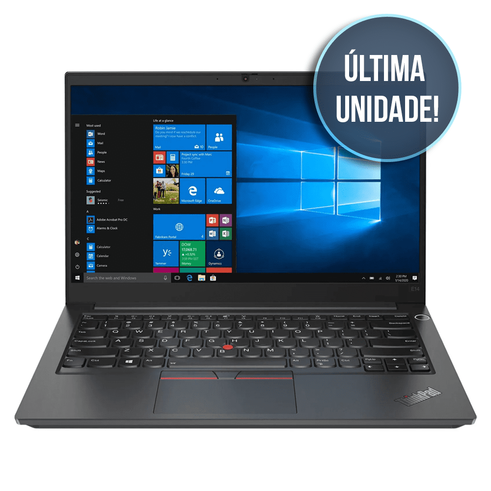 Notebook Lenovo ThinkPad E14 G2 Intel Core I3 1115G4 8GB DDR4