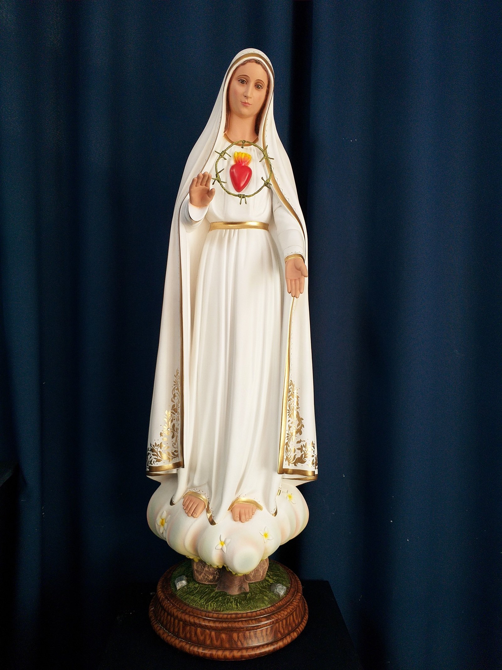 NSRA Coração de Fátima 80 cm | Loja Artesanato Costa