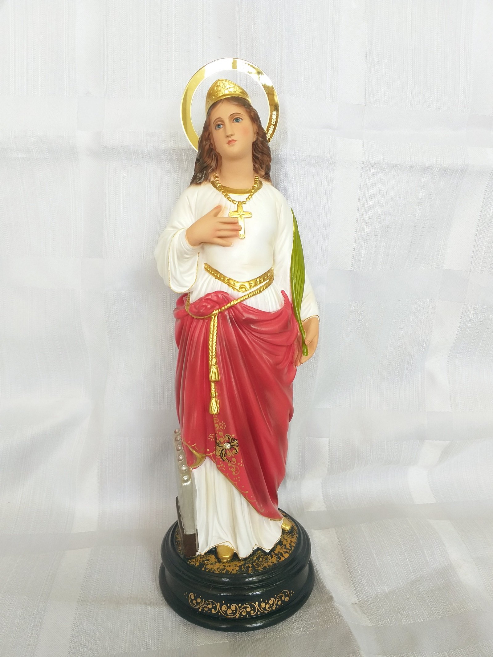 Santa Cecília 30 cm | Loja Artesanato Costa