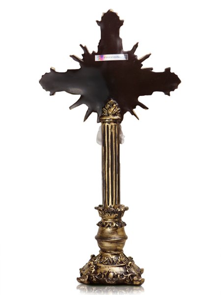 Crucifixo 40cm com pedestal