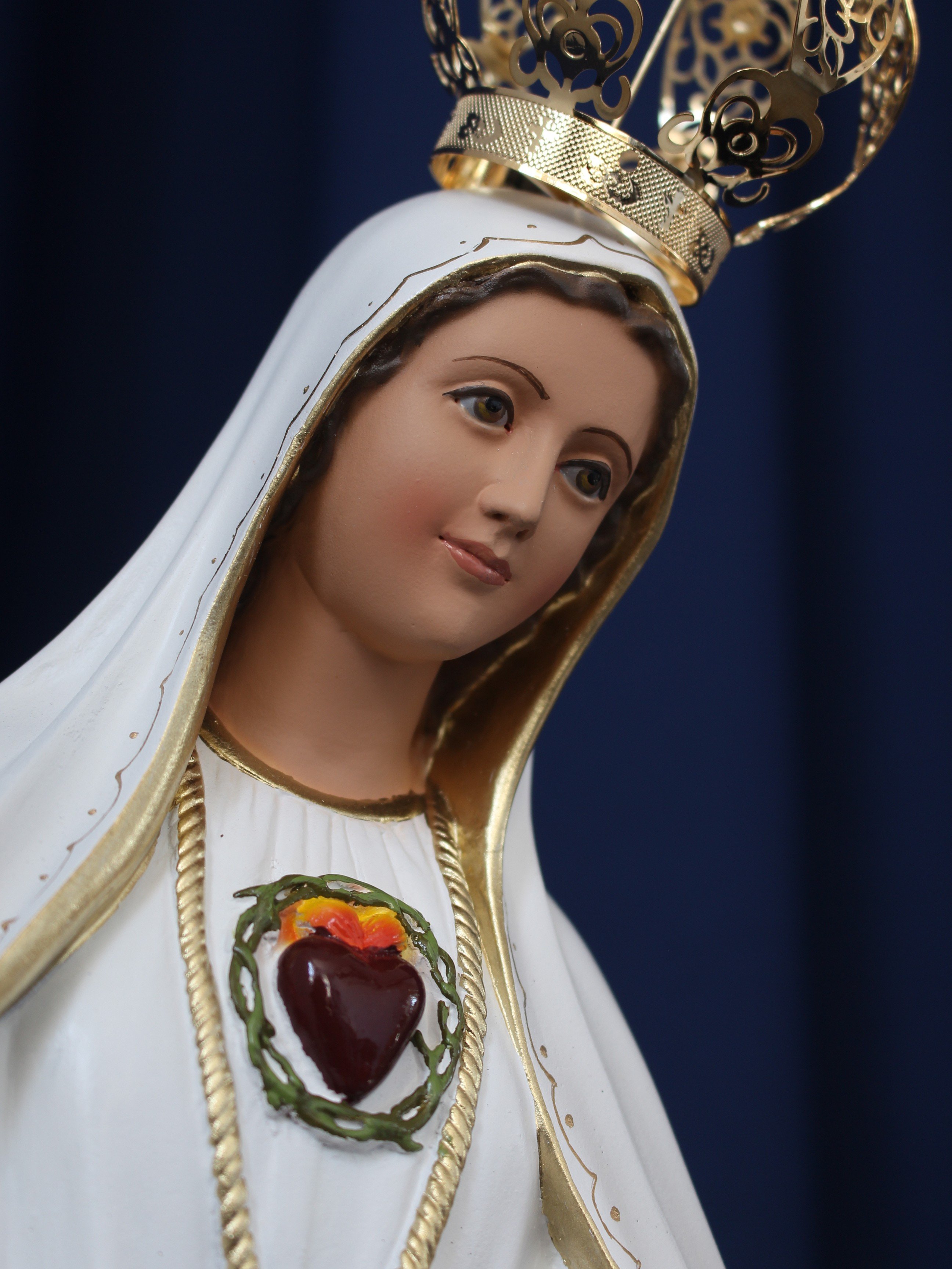 Nossa Senhora Coração de Fátima 50 cm | Loja Artesanato Costa