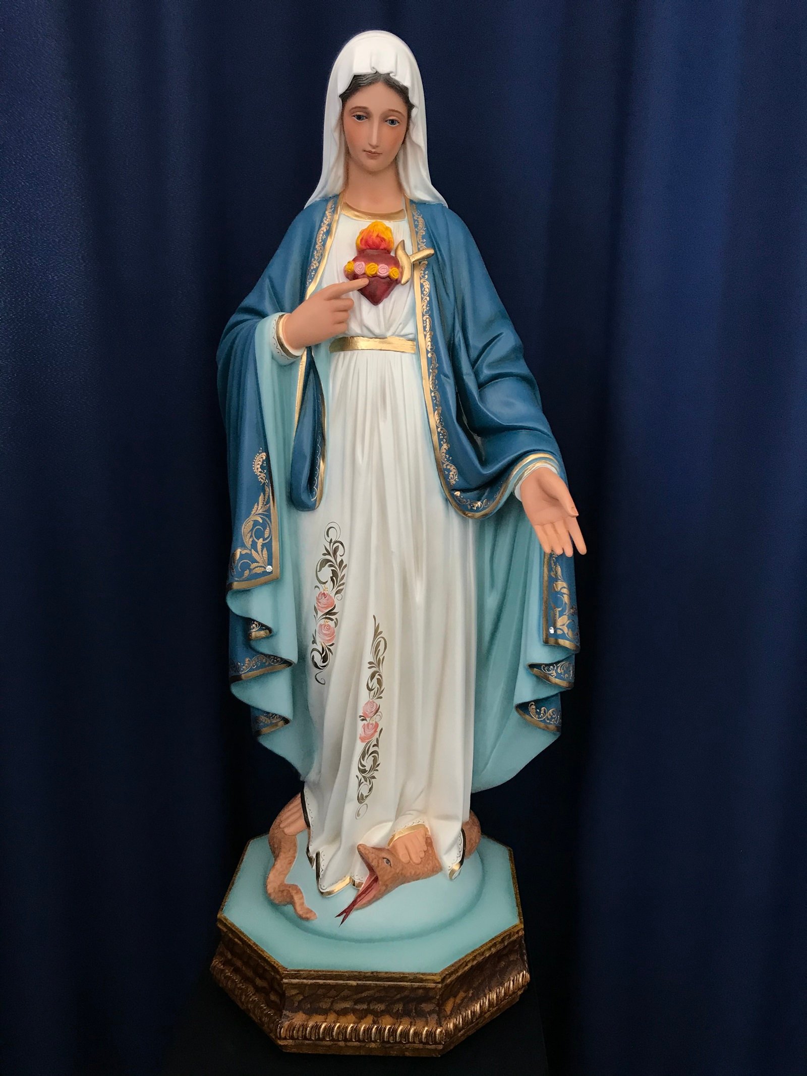maria*2703様 N. Sra. Imaculado Coração de Maria 80cm (Mão Esquerda Abaixada