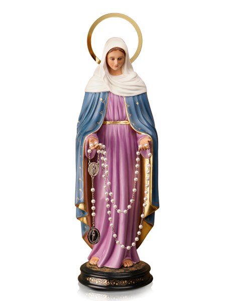 Nossa Senhora das Lágrimas com Terço 40 cm