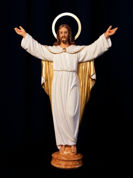 Jesus Ressuscitado 30 Cm (mesa Ou Parede) | Loja Artesanato Costa