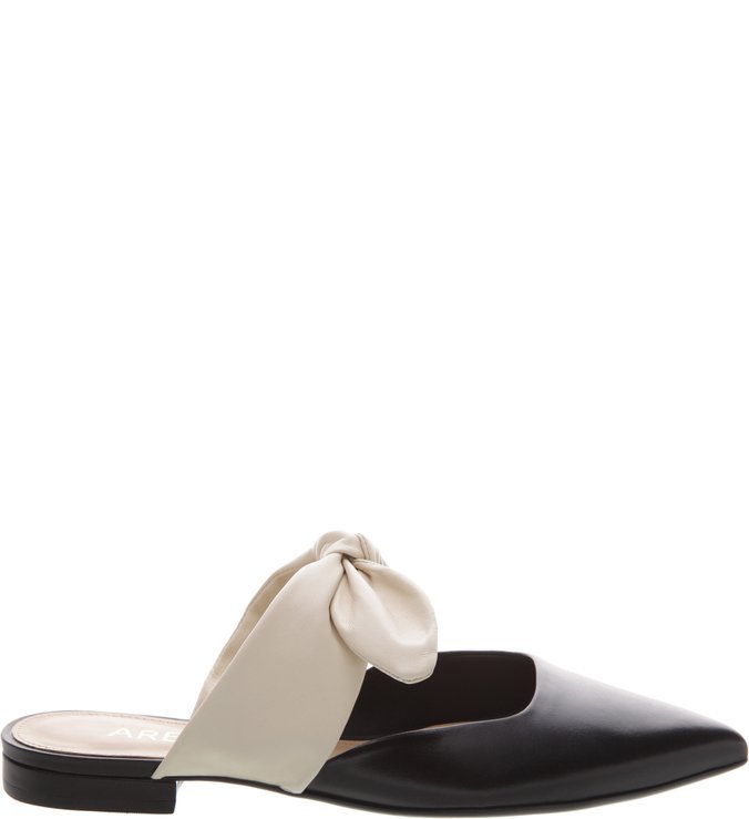 Mule Arezzo A1101100150001 Branco Feminino Passo a Passo Cal ados