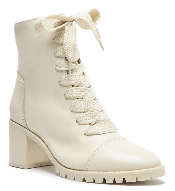 Bota Arezzo Coturno Off White Feminino Passo a Passo Cal ados