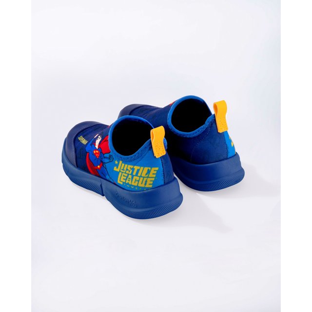 Tênis Grendene Liga Da Justiça Action Azul | Passo a Passo Calçados
