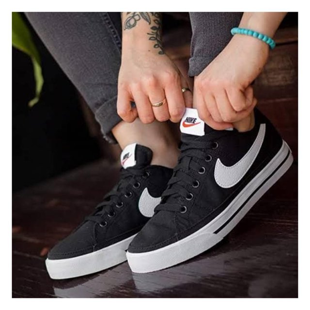 Tenis nike best sale preto court