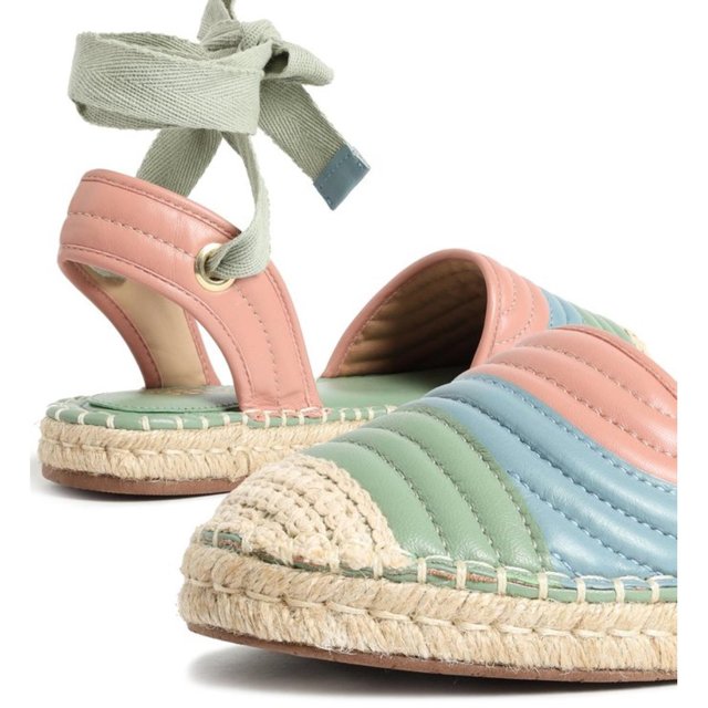 Espadrille Arezzo Espadrilha Rasteira Menta Passo a Passo