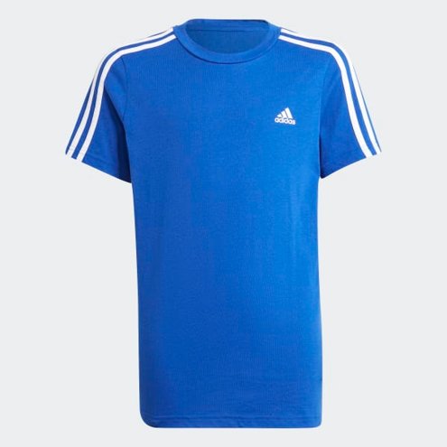 azul-camiseta-adidas-essentials-3-stripes