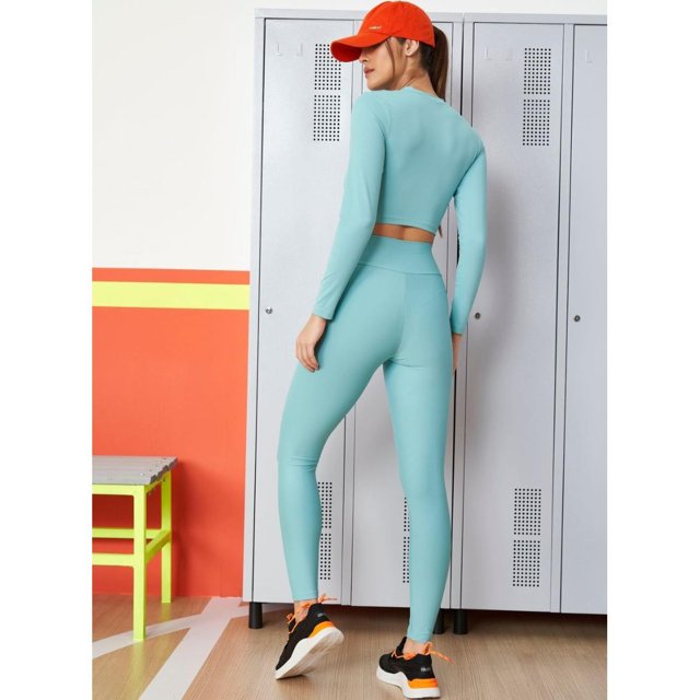 Legging Colcci Fitness Logo Azul - Compre Agora